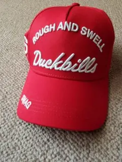 ラフ＆スウェル　ゴルフキャップ　レッド　フリーサイズ　新品未使用 2025年最新】rough swell キャップの人気アイテム - メルカリ