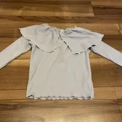 après les cours 薄い青 長袖カットソー 100cm