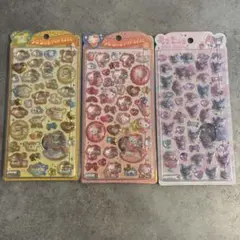 【正規品】うるちゅるシール　キティ　ポムポムプリン　マイメロクロミ　3点セット