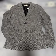 【新品タグ付】千鳥格子 テーラードジャケット Lサイズ相当