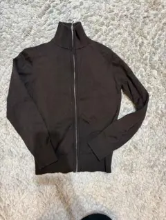 INGNI ニット ジップアップ ブラウン