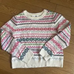 専用　GAP ジャガード編み　ジグザグ模様　セーター XXL 160cm ニット