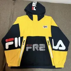 【即完売デザイン】FR2ゴルフ バックビッグロゴ ハーフジップジャケット 極美品 即完売デザイン】FR2ゴルフ バックビッグロゴ ハーフジップ