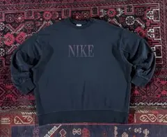 NIKE ナイキ プリント スウェット トレーナー ブラック XL