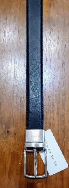THE SHOP TK　新品　メンズ　リバーシブルレザーベルト(ブラウ/ブラ型)のサムネイル