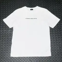 DIESEL ディーゼル Tシャツ 2019 白T 半袖 刺繍 ブランド ロゴ