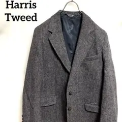 Harris Tweedハリスツイード　テーラードジャケット ダーク系管理番号付