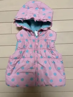 イギリス☆M&S☆マークス＆スペンサー☆ベスト☆水玉☆90cm☆