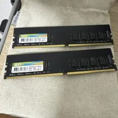 シリコンパワー 16GB DDR4 メモリ 3200MHz ×2