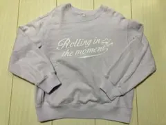 ユニクロ トレーナー 120サイズ ライトパープル