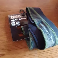 ATHFORM ヘッドバンド UVカット 再帰反射　カーキ