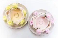 ハンドメイド　リングピロー