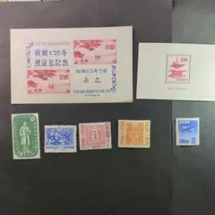 銭単位切手 (レア) 戦前普通切手レアセット 銭単位切手 (レア) 戦前普通切手レアセット 銭単位切手 (超激