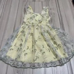 SHEIN 花柄刺繍ドレス 7Y