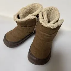 ブラウンショートブーツ 17.0cm