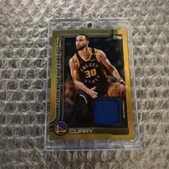 Stephen Curry Gold 50シリ Jersey patch