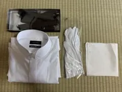 タキシード用ウィングカラーシャツセット