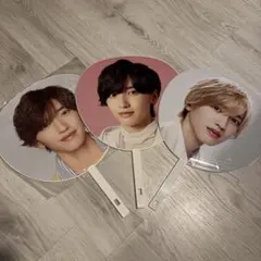 なにわ男子　道枝駿佑　うちわ3本セット