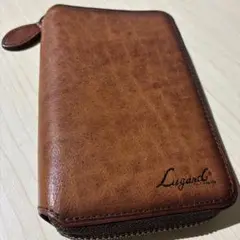 Lugard ブラウン 二つ折り財布
