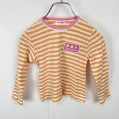 訳あり mezzo piano メゾピアノ 長袖Tシャツ トップス ボーダー