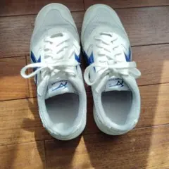 Mizuno スニーカー ホワイト/ブルー24.5cm