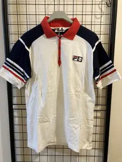90s FILA ポロシャツ トリコロールカラー フィラのサムネイル