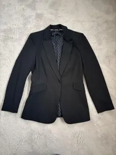 ZARA BASIC ブラック テーラードジャケット 36 レディース