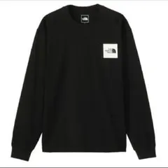 【新品未使用】ノースフェイス　ロンT スクエアロゴ　ロングスリーブ　ブラック　M