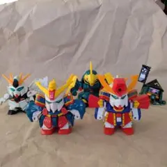 コ*助様 元祖SDガンダム SD戦国伝　武者精太　ムシャゼータガンダムワールド 253 新旧ムシャZガンダムを並べてみました BB戦士「SD戦国伝」編