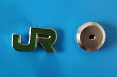 B JR東日本純銀襟章ネジタイプ現行品 JR東日本襟章 純銀 ネジ タイプ現行品 B JR東日本純銀襟章ネジ