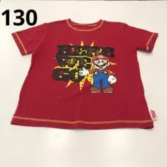 マリオ　Tシャツ　半袖　レッド　130のサムネイル