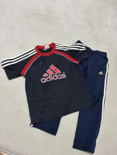 【ズボン120cm】【シャツ130cm】adidas スポーツウェア