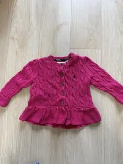 Ralph Lauren ピンク カーディガン 2T