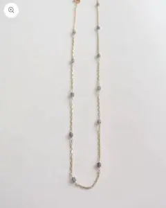 14KGF ステーションネックレス Iolite アイオライト