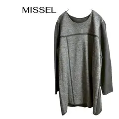 MISSEL ウールチュニック プルオーバー ビジネスオフィス　デート大きめLのサムネイル