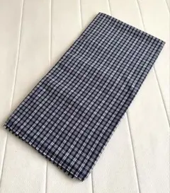 布地　ネイビーチェック