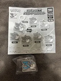 ポケモン 30周年 メタルチャームマスコット ゼニガメ ポケットモンスター