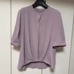 最終価格！OFUON❤︎フロントボタンジョーゼットブラウス⭐︎接触冷感⭐︎超美品！