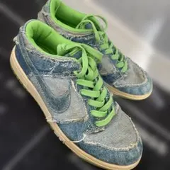 激レア 極上風合い 00sヴィンテージ NIKE DUNK LOW GS デニム - メルカリ