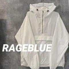 RAGEBLUE フード付きプルオーバー M ホワイト