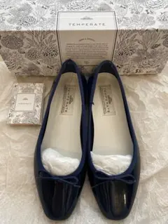テンパレイト　レインバレエシューズ　EMMA 36 22.5 ネイビーのサムネイル