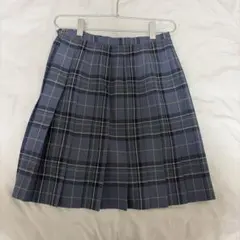 【イーストボーイ】 プリーツスカート チェック 青