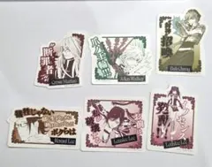 Dグレ モバイルステッカー 6枚セット アレン・ウォーカー クロス 100均