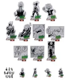 ヒロアカ　アクリルフィギュアコレクション“HEROES”　爆豪勝己　全種セット