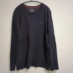 TOMMY HILFIGER　トミーフィルフィガー　 ネイビー 長袖Tシャツ