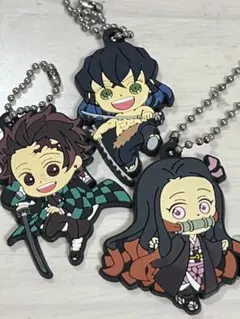 鬼滅の刃 ラバーストラップ 3個セット