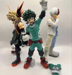 ヒロアカ　一番くじ Begin the HERO フィギュア　緑谷　爆豪　轟