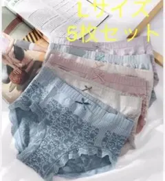 可愛い5枚セット Lサイズレディースショーツ下着