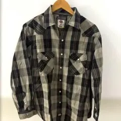 【ディッキーズ】チェック柄 長袖シャツ Mサイズ アメカジ