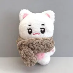 ぬい服 もちもちマフラー 茶色